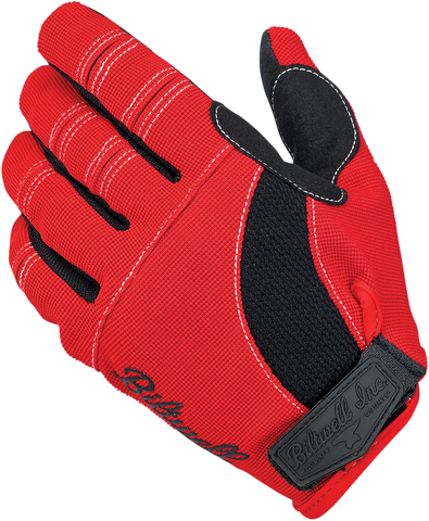 BILTWELL Moto Gloves - Red/Black/White - XL 1501-0804-005