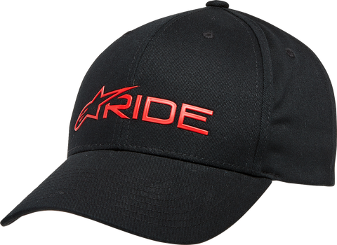 ALPINESTARS Ride 3.0 Hat - Black/Red - One Size 1232-81030-1030