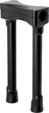 BILTWELL Risers - Murdock - Oversized - 10" - Black 6413-201-10