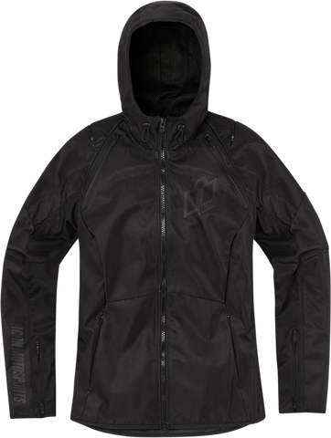 ICON Women's Airform Jacket - Black - Small 2822-1400