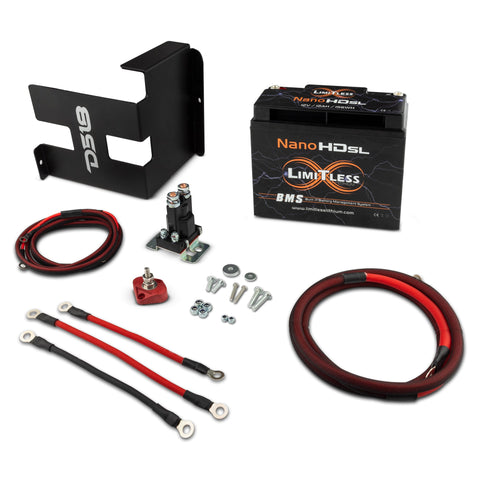 Can-Am Maverick X3 Second Battery Upgrade Kit with  Lithium Battery - More Battery Reserve Power For Longer Lasting Audio