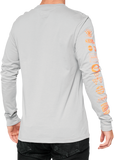 100% Retro Future Long-Sleeve T-Shirt - Vapor - Small 33007-404-10