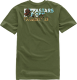 ALPINESTARS Painted T-Shirt - Military Green - Medium 1232-72224-690M