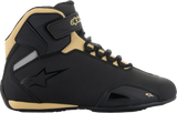 ALPINESTARS Women's Sektor Shoes - Black/Champagne - US 9 2515719-1090-9