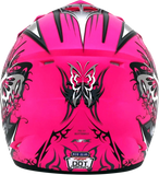 AFX FX-17 Helmet - Butterfly - Matte Hot Pink - XL 0110-7110