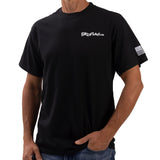 Liberty and Justice Graphic Tee-black