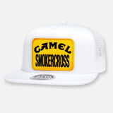 CAMEL RACE TEAM FLAT BILL PATCH HAT