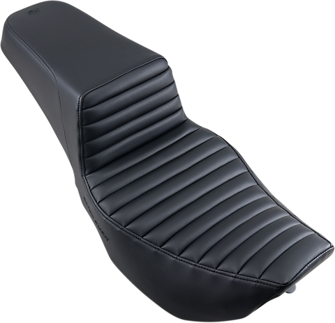 SADDLEMEN Step-Up Seat - Front Tuck-n-Roll - Black - FLHR/FLHX 897-06-171