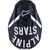 ALPINESTARS SM7 Helmet - Dasher - Matte Black/White - Large 8302226-1121-L