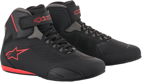 IN STOCK ALPINESTARS Sektor Vented Shoes - Black/Gray/Red - US 13.5 2515618131135