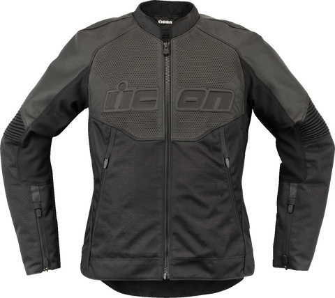ICON Women's Overlord3™ Leather Jacket - Black - 2XL 28131087