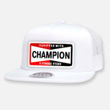 CHAMPION PIT CREW FLAT BILL PATCH HAT