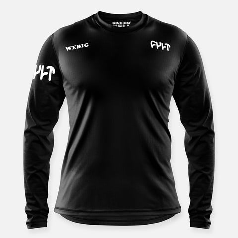 WEBIG X CULT RACE JERSEY BLACK