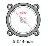 A set of bag Skull Warbonnet speakers grill covers