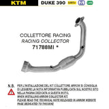 IN STOCK 71788MI Arrow RACING COLLECTOR DUKE 390 2024-2025