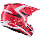 ALPINESTARS SM7 Helmet - Deed - Gloss Red/Black/White - Small 8302426-3139-S