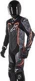 ALPINESTARS GP Plus v2 Camo 1-Piece Leather Suit - Black/Charcoal/Red Fluorescent - US 38 / EU 48 3150718-994-48