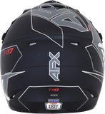 AFX FX-17 Helmet - Aced - Matte Black/White - XL 0110-6492