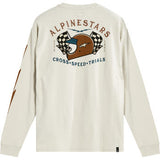 ALPINESTARS Full Face Long-Sleeve T-Shirt - Off White - 2XL 1233712002042XL