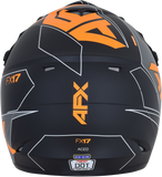AFX FX-17 Helmet - Aced - Matte Black/Orange - Small 0110-6504