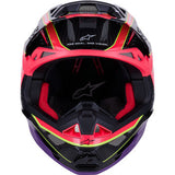 ALPINESTARS Supertech M10 Helmet - MIPS® - Era - Gloss Pink/Violet/Yellow Fluo - Medium 8301223-3145-M