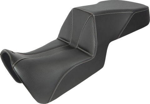 SADDLEMEN Pan America Adventure Tour Seat - Carbon Fiber/Whisper Black - Low 821-34-201