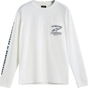 ALPINESTARS REP Long-Sleeve T-Shirt - White - Medium 12337140020M