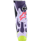 ALPINESTARS Tech 10 Supervented Boots - Purple/Fluorescent Yellow/Diva Pink - US 13 / EU 48 2010520-3150-13