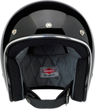 BILTWELL Bonanza Helmet - Gloss Black - Large 1001-101-204