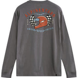 ALPINESTARS Full Face Long-Sleeve T-Shirt - Charcoal - XL 12337120018XL
