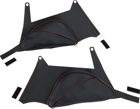 SHOW CHROME Tank Pouch - Dual H40-401RED