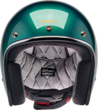 BILTWELL Bonanza Helmet - Metallic Catalina Green - 2XL 1001-358-206