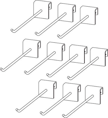 ICON Display Glove Peg Kit - 10 Pack 9903-0491
