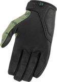 ICON Hooligan™ CE Gloves - Green Camo - Small 3301-4402