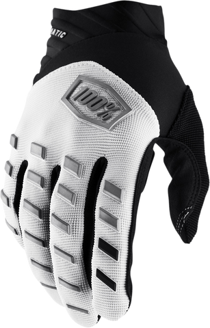 100% Airmatic Gloves - White - Large 10000-00032