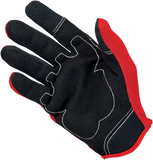 BILTWELL Moto Gloves - Red/Black/White - 2XL 1501-0804-006