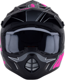 AFX FX-17 Helmet - Aced - Matte Black/Pink - Medium 0110-6511