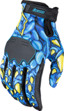ICON Hooligan™ Kryola Kreep Gloves - Blue - XL 3301-4725