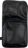 SHOW CHROME Kaliber Dash Pouch - Black with Blue Zipper H44-4ZBLUE