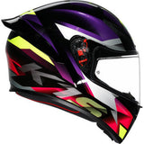 IN STOCK AGV K1 S Helmet - Fastlap - Black/Purple/Pink - XS 2118394003-065-XS