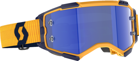 SCOTT Fury Goggle - Dark Yellow/Dark Blue - Blue Chrome 272828-7704349