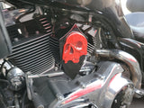 3D twisted skull  Harley horn cover