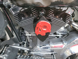 3D twisted skull  Harley horn cover