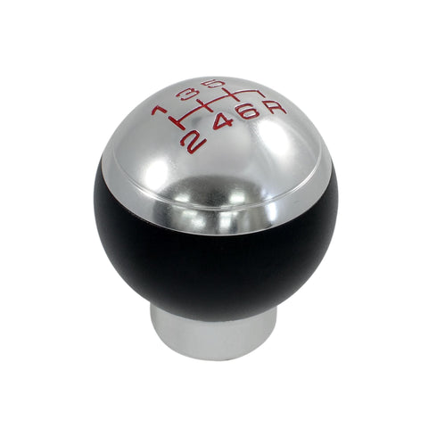 2006-2015 HONDA CIVIC ROUND FG3 STYLE 10X1.5MM THREADED BILLET ALUMINUM SHIFT KNOB 6 SPEED MANUAL / PART # SK15810156