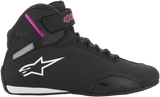 ALPINESTARS Women's Sektor Shoes - Black/Pink - US 5.5 251571910396