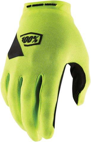 100% Ridecamp Gloves - Fluo Yellow - XL 10011-00013