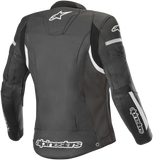 ALPINESTARS Stella Women's Kira Leather Jacket - Black/White - US 8 / EU 44 3112019-12-44