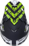 AFX FX-17 Helmet - Attack - Matte Black/Green - Medium 0110-7180