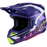 ALPINESTARS SM7 Helmet - Deed - Gloss Purple/Pink - Small 8302426-3142-S