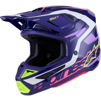 ALPINESTARS SM7 Helmet - Deed - Gloss Purple/Pink - Small 8302426-3142-S